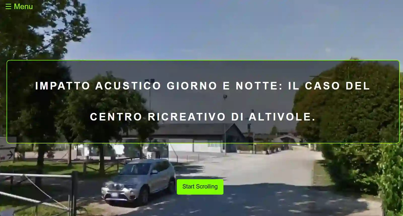 Portale ALTIVOLE.ORG dedicato alla documentazione tecnica e ai rilievi acustici